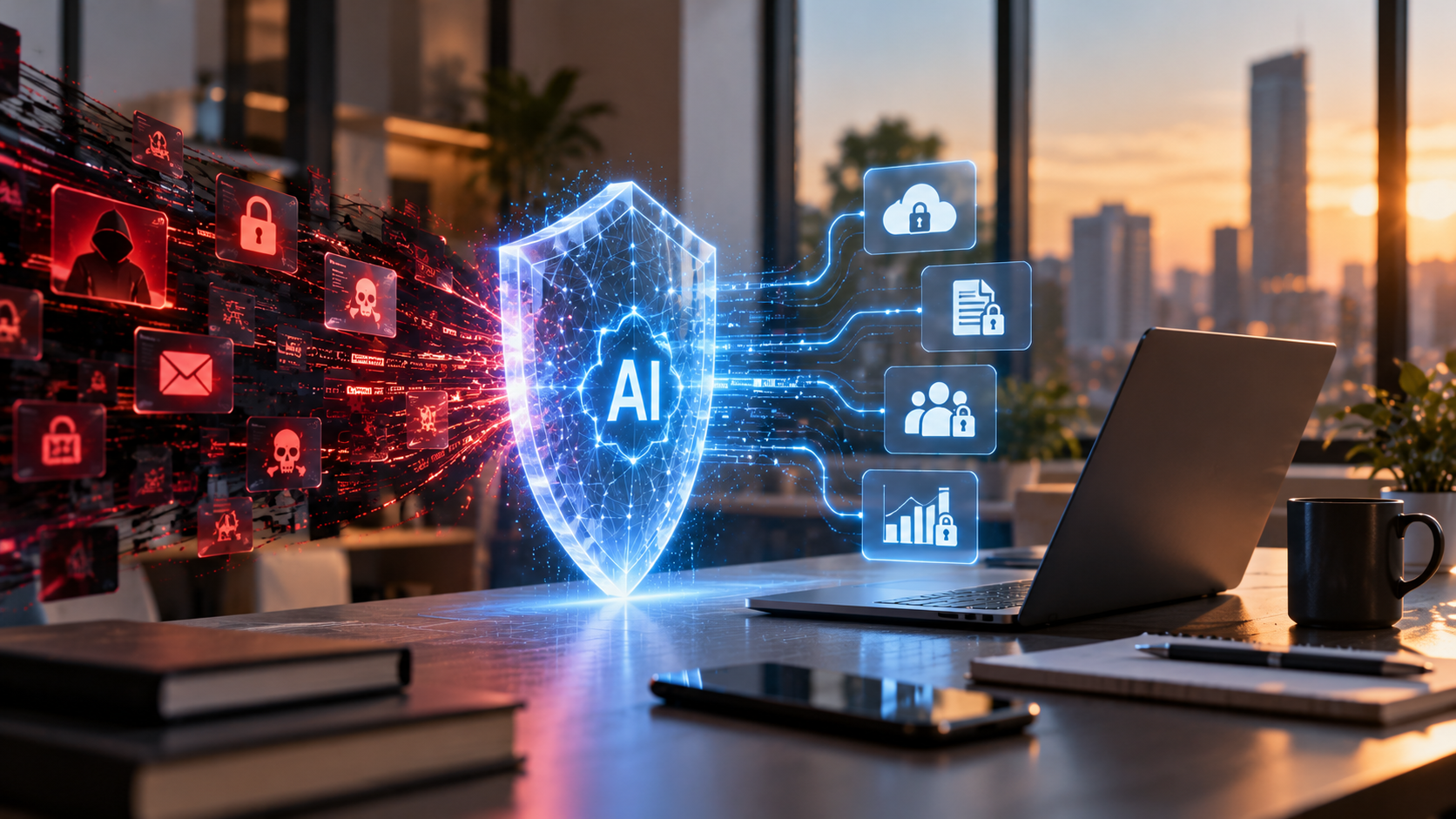 Artificial intelligence in cybersecurity and business system protection