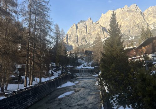 Ski në Dolomites